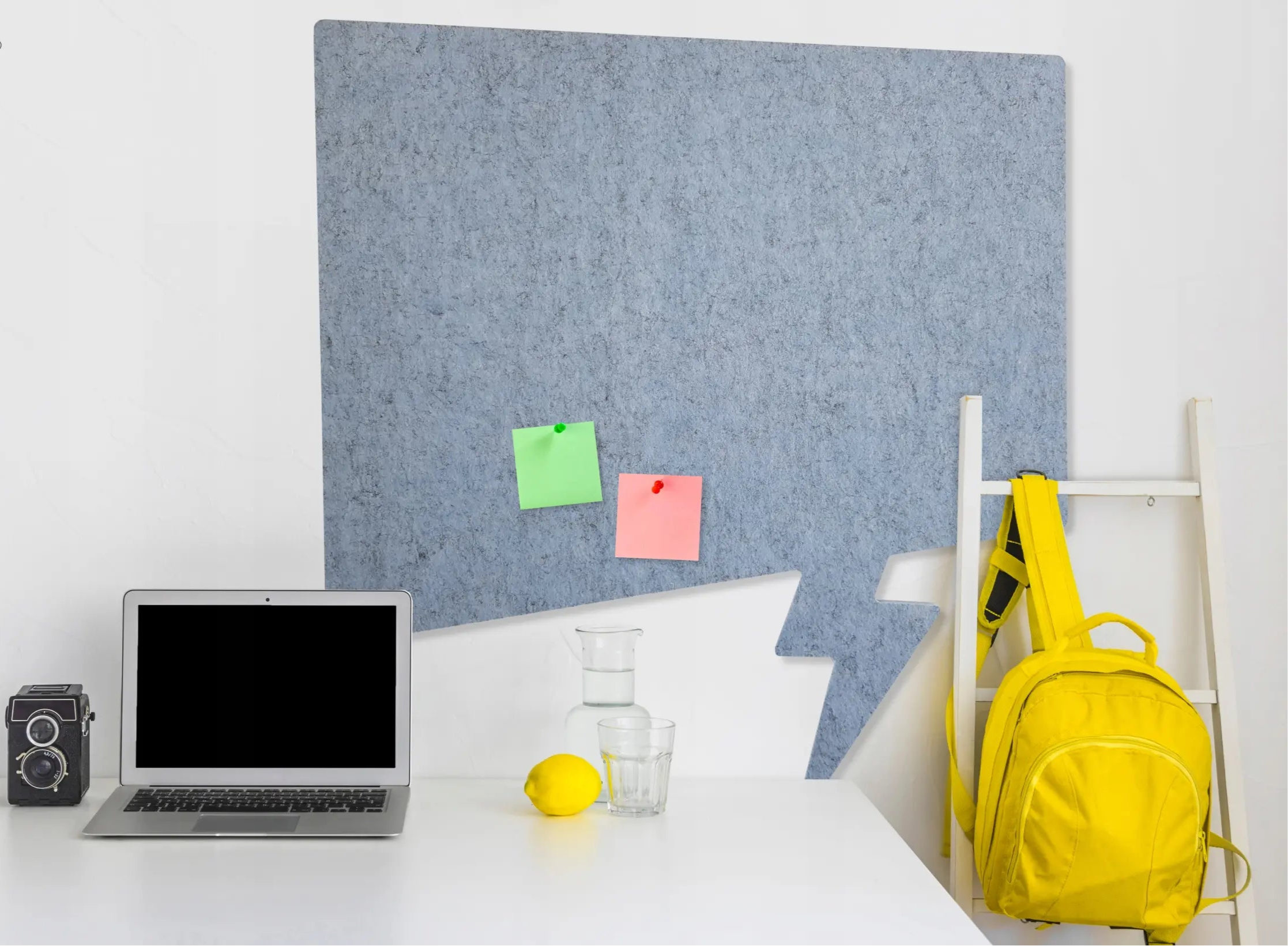 Bulletin Felt Pin Board - COMIC in kids room interior Decormania UK